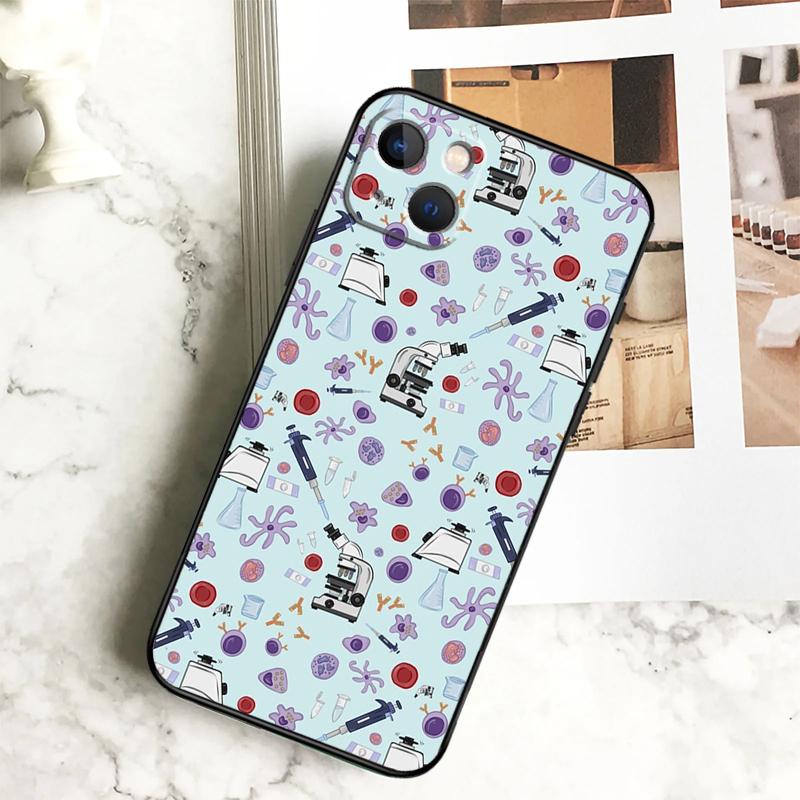 Science Biology Laboratory Phone Case For iPhone 17 16 14 13 12 11 15 Pro Max Plus 12 13 Mini 16e 17 Air Cover Coque