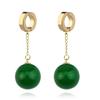 1Pair Anime Dragon Ball Z Orecchini Takerlama Super Vegetto Potara Contorno Nero Son Goku Zamasu Ornamento per le Donne Degli Uomini Dei Gioielli