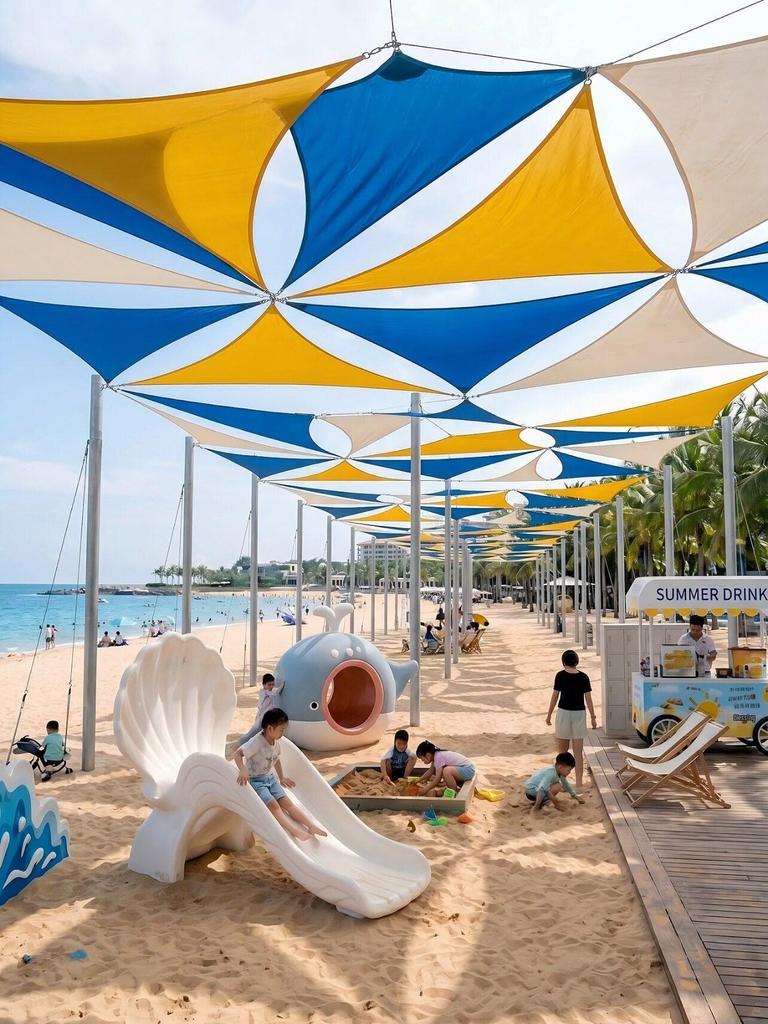 Waterdicht Zonnescherm Zeil voor Buitenruimtes - Driehoekig Luifel voor Strand of Tuin