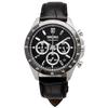 SEIKO 1 5 Second Chronograph Quartz Wristwatch Mens SBTR021 Black Leather