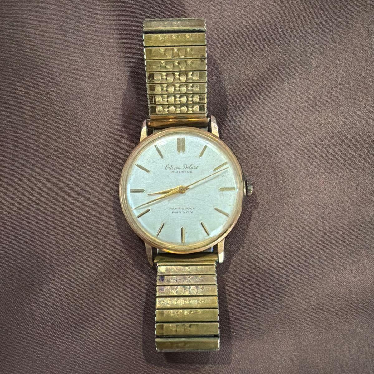 CITIZEN Citizen Deluxe Старинные Винтажные Часы 19 Рубинов Механизм с Ручным Заводом