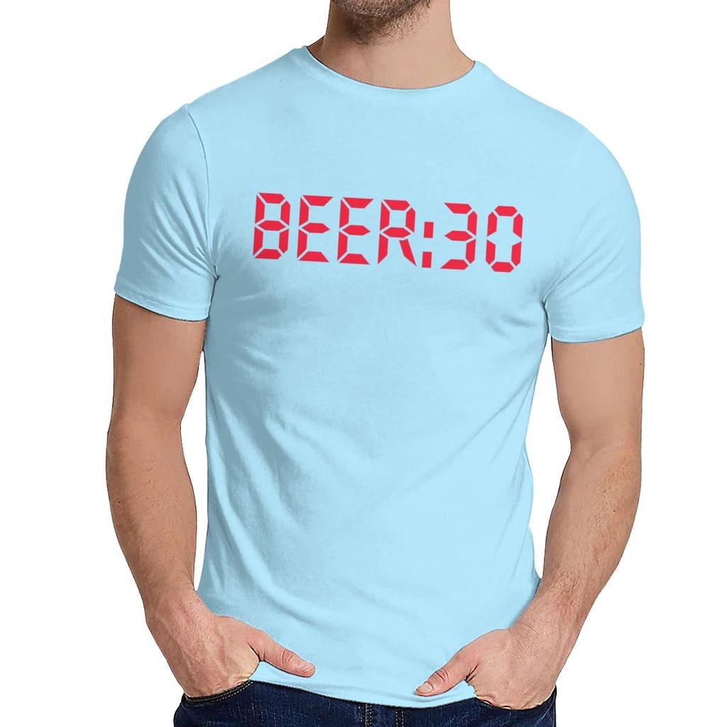 Quality Cotton Beer Oclock T Shirt Unisex Unique Design Nice Classic Round Neck Camiseta