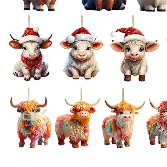2025 Christmas Advent Calendar 24 Days Funny Cow Countdown Box