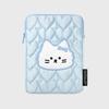 Earpearp Heart Quilted Chichi-Blue (Ipad Pouch)