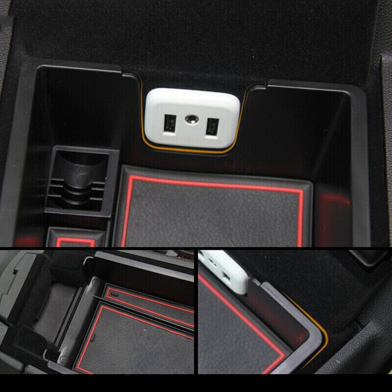 For Cadillac XT5 2016-2020 Interior Center Console Armrest Storage Box Holder