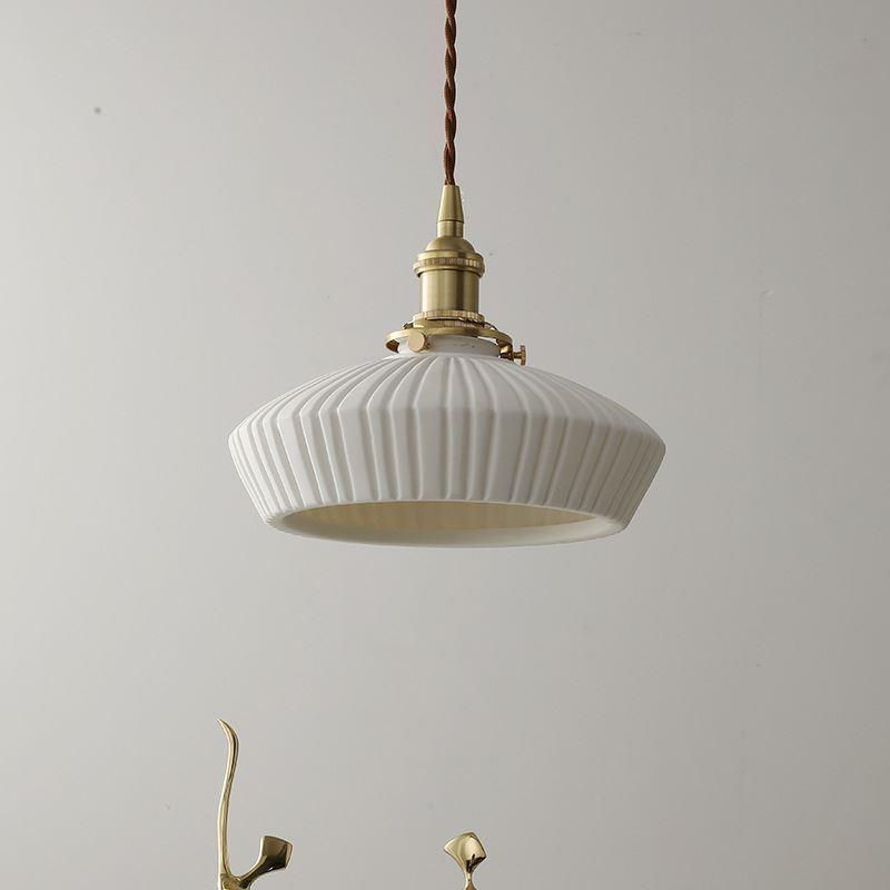 Japanese Ceramic Pendant Lights Scandinavian Light Luxury Pendant Lamp for Living Room Bedroom Dinning Room Kitchen Island