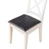 Waterproof & Dirt-Resistant Leather Seat Cushion - Thickened Non-Slip Horseshoe Chair Pad for Dining or Office.