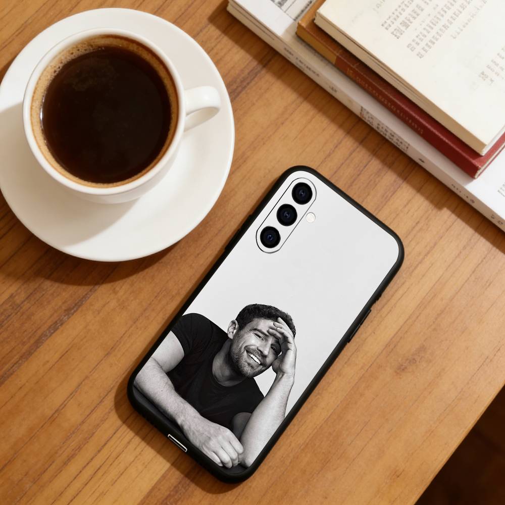 Actor T-Theo James Phone Case Black Silicone Soft For Samsung Galaxy A73,A72,A71,A70,A53,A52,A51