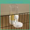 Hanging Pet Water And Food Bowl With Spillproof Design For Small Pets