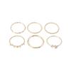 Korean Style Zirconium Braided Ring: Smooth, Fashionable Design for Women