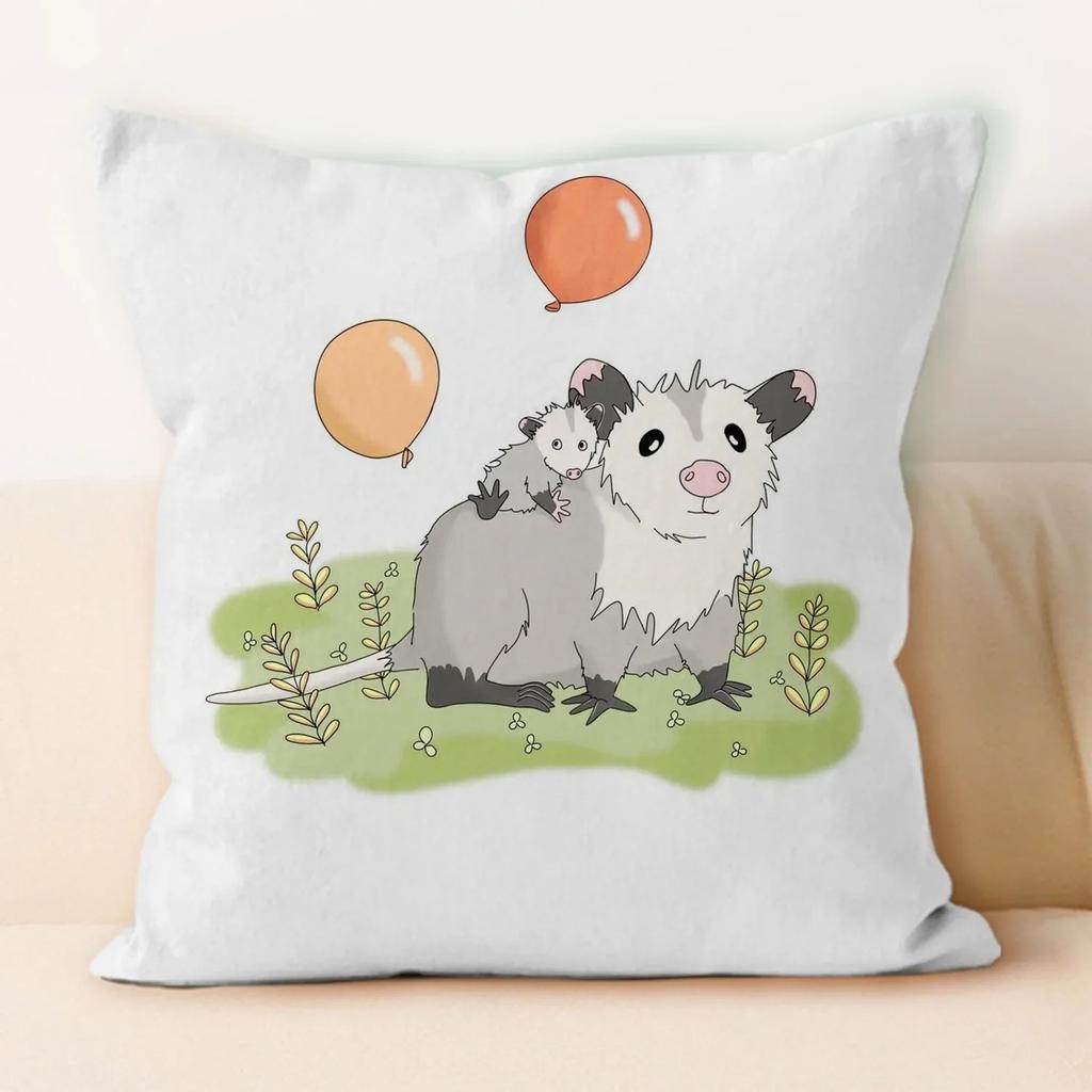 Cute Animal Nap Pillow Simple Home Decorative Cushion Sofa Pillowcase