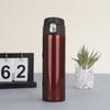 Hot stainless steel thermos cup Large capacity simple direct drinking cup Outdoor portable bouncing cover straight cup
