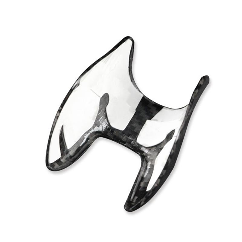 For Vw For Passat T-Cross Polo Tayron Tacaku Dry Real Carbon Fiber Gear Shift Knob Trim Car Cover Replacement Part Tacqua