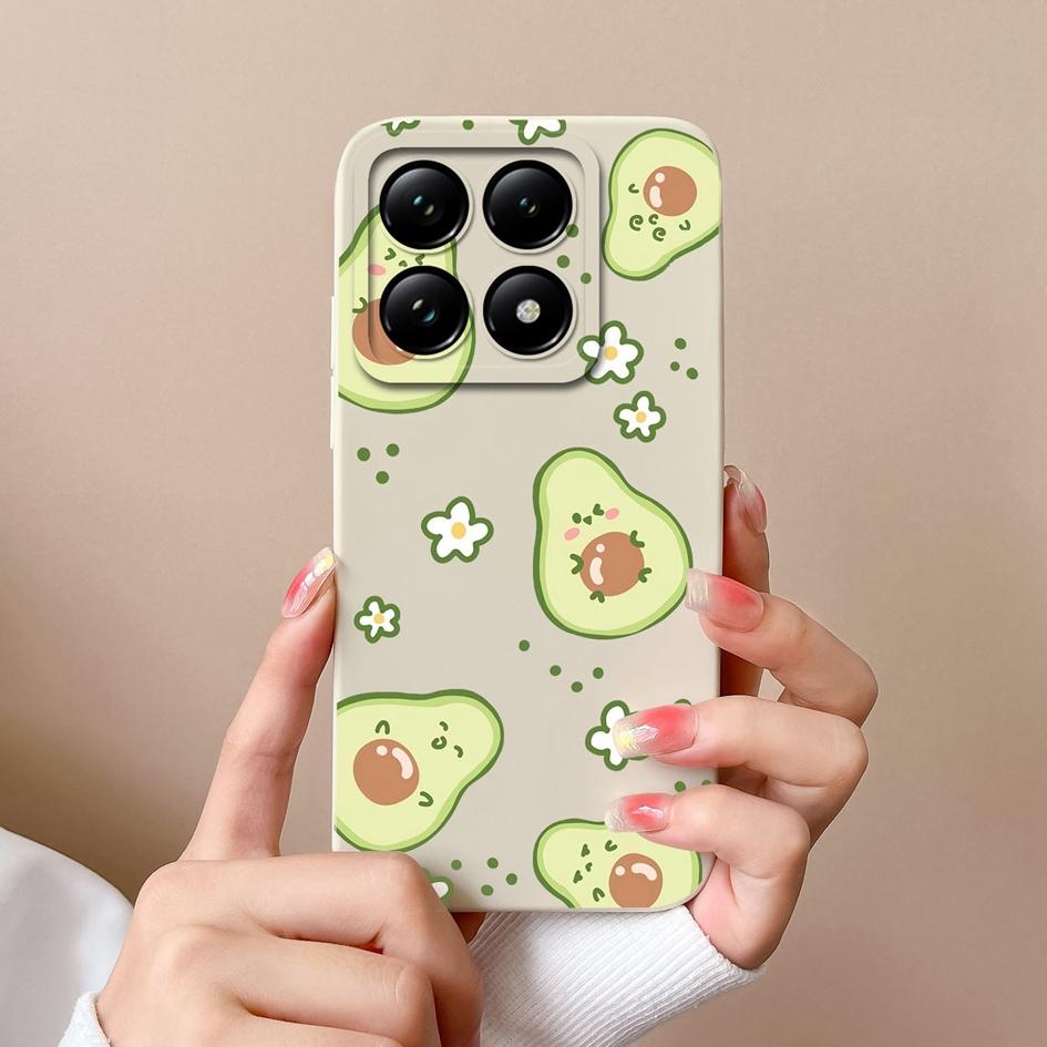 Cover For Xiaomi 14T 5G Case Fashion Love Heart Pattern Funda Shockproof Soft Silicone Phone Bags For Xiaomi 14T Pro Bumper Capa