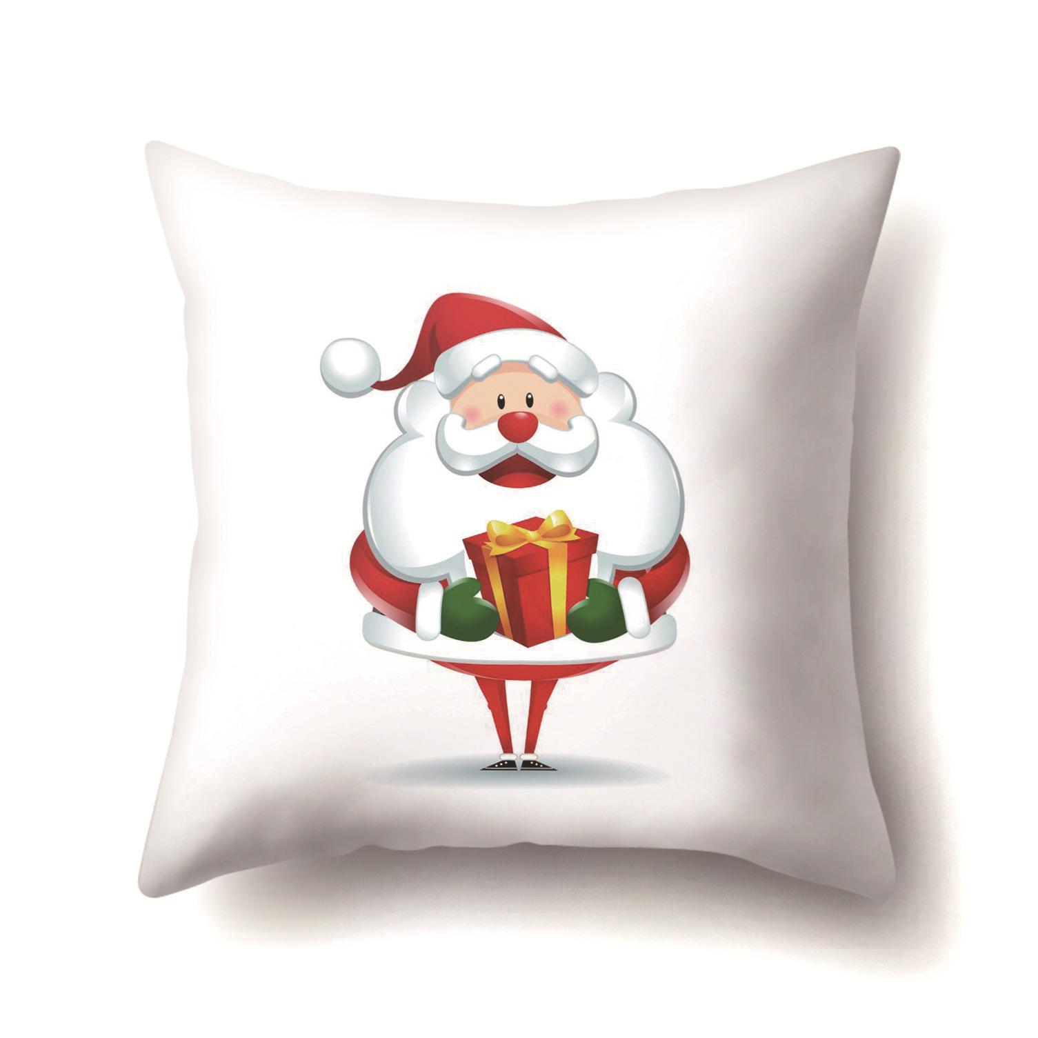 

Home Decor Christmas Santa Claus Pillow Home Polyester Cushion 45 * 45 without pillow core