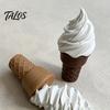 Articulated Ice Cream Toy 3D Printed Slippery Toy, Stress Relief Twisting Cone Cone, Spiral Rotating Fidget for Desk Decor Educational