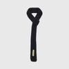 ADAUL Thin long tie muffler - black