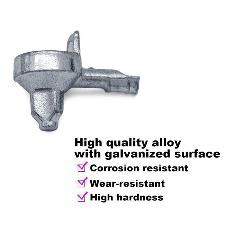 100Pcs Zinc Alloy Kitchen Cabinet Pegs Bookcase Pin Shelf Support Pin Replacement Bookshelf Pegs Easy to Install
