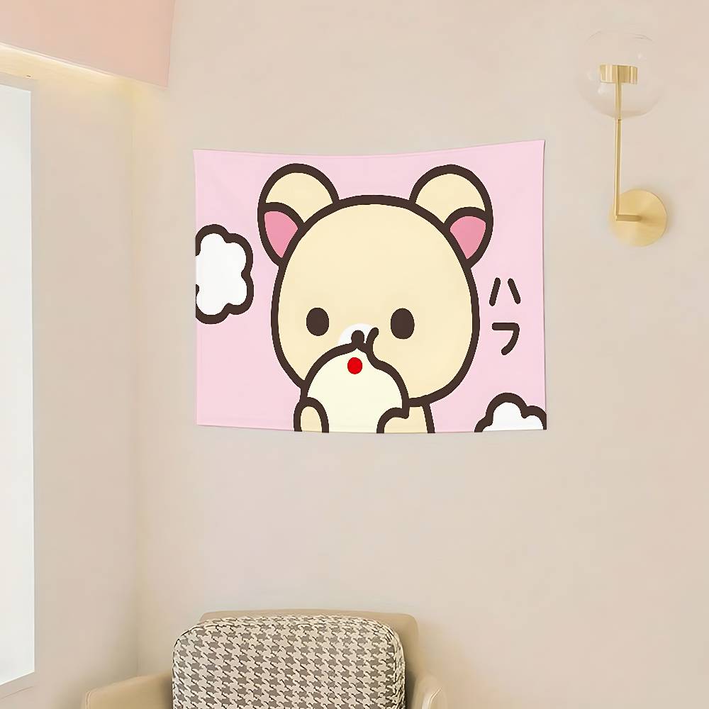 CartoonHRilakkumasKawaii Flags Room Decor Outdoor Decors Personalized Items Flags For Bedrooms Home Funny