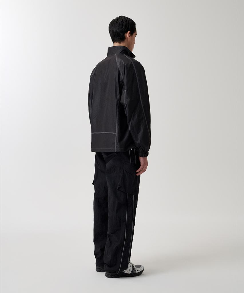 MAHAGRID Nylon Cargo Parachute Pant Black(Mg2Fsmpa20A)