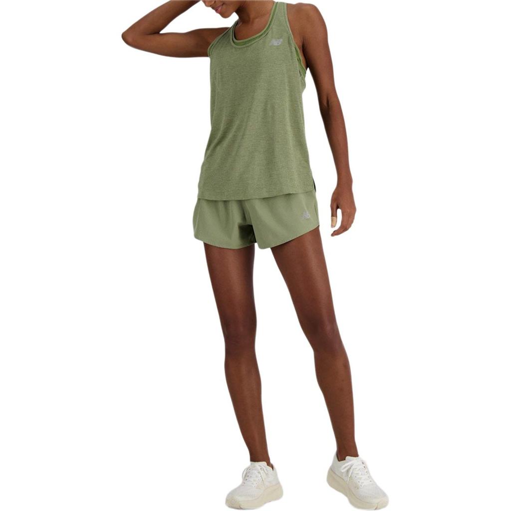 New Balance Athletics Tank Top Women's Dark Olive Stone Color WT41250-DHO