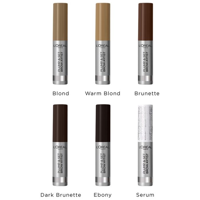 Mascara Sourcils - L'Oréal Paris - Brow Artist Plump &amp; Set - Teinte: 108 Dark Brunette - Gel volumateur