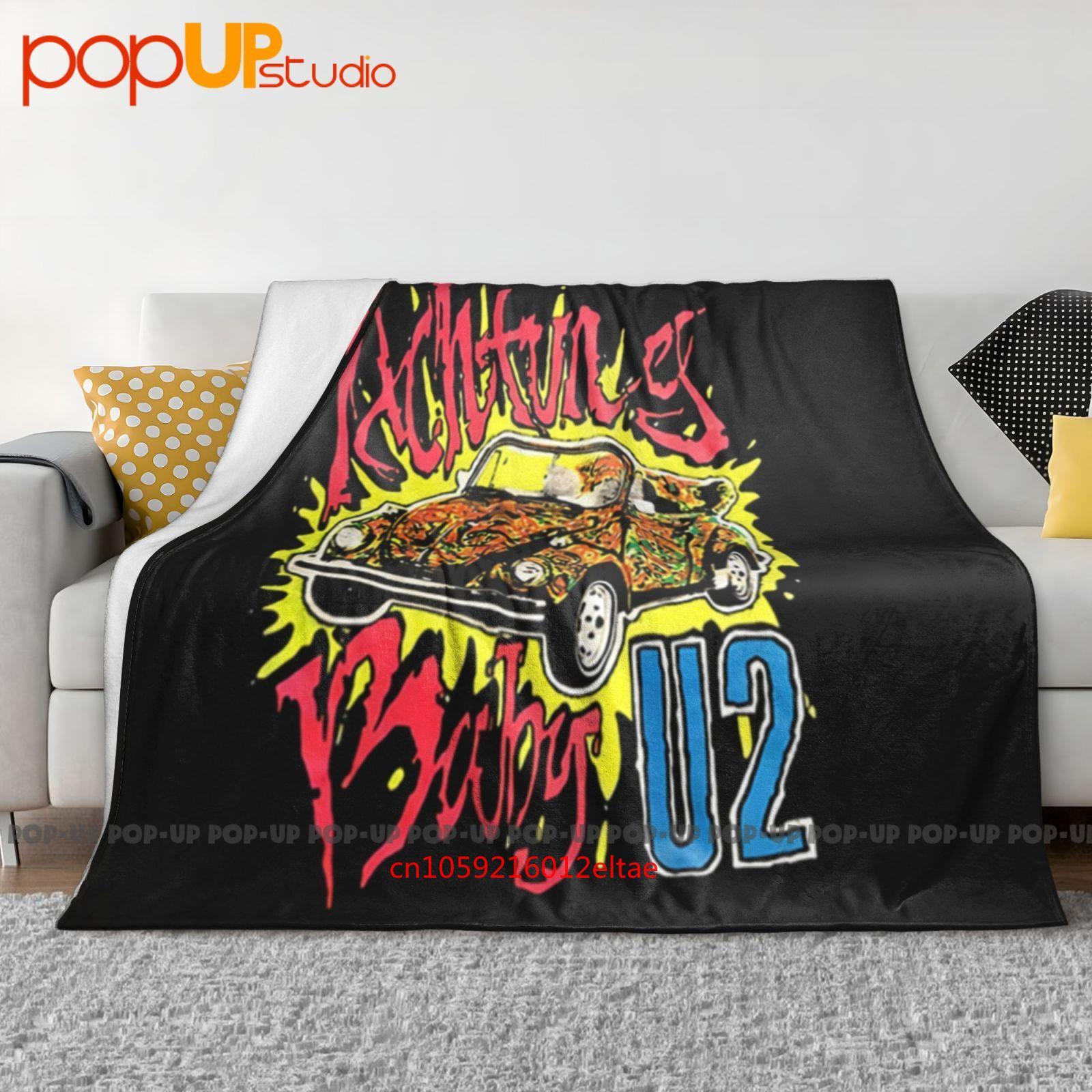 U2 Achtung Baby 01 Ultra-Soft Blanket Quilt Winter Sofa Cover Bed Covers Size: 75*100cm, Weight: 230 GSM