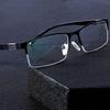 Half Frame Myopia Glasses Eyewear Male Female Near Sight Glasses Ultra Light Black Blue -50 To -600 Mens Glasses Gafas