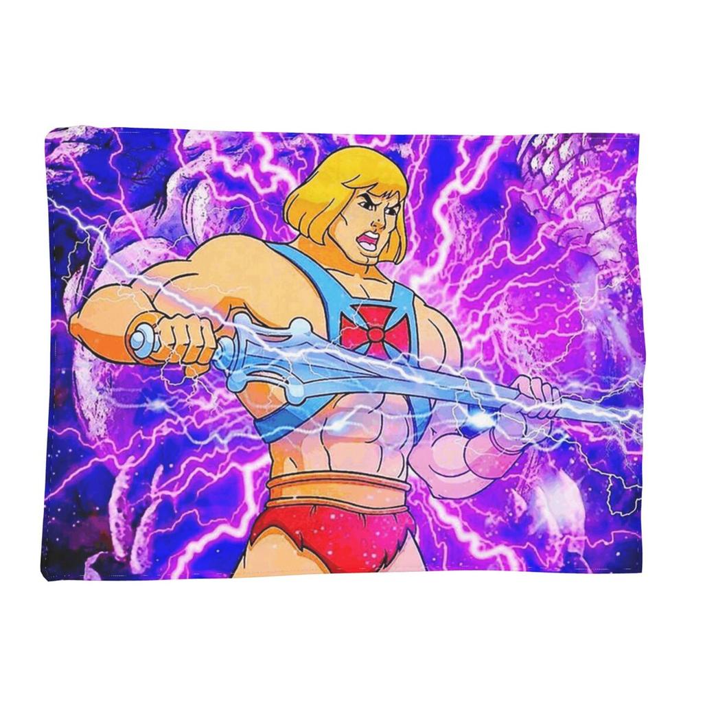 Eternia He-Man And The Masters Of The Universe Blanket Soft Warm Flannel Throw Blanket Plush for Bed Living Room Picnic Travel
