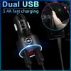Car Charger 2 USB Ports Fast Charging Digital Display Car Accessories For Opel Astra H G Corsa Insignia Astra Antara Meriva Zafira Interior