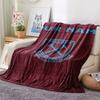 1PC Custom Name West Ham United FC Patterned Flannel Blanket Suitable For All Seasons for Home Decor Warmth and Comfort Gifts Holiday Present_xia