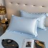 100% Bamboo Bed Sheet Flat Bed Sheets Luxury Flat Sheet Solid Color Single/Double/King/Queen Size Bed Linens Summer Cooling 2024