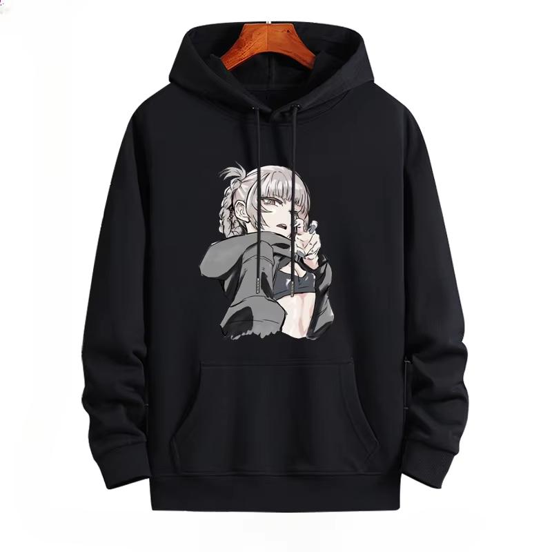 Anime CALL OF THE NIGHT Nazuna Nanakusa Grafická mikina s kapucí Unisex Muži Ženy Hip Hop Streetwear Vtipný potisk Pulovr Mikina Poleron Hombre