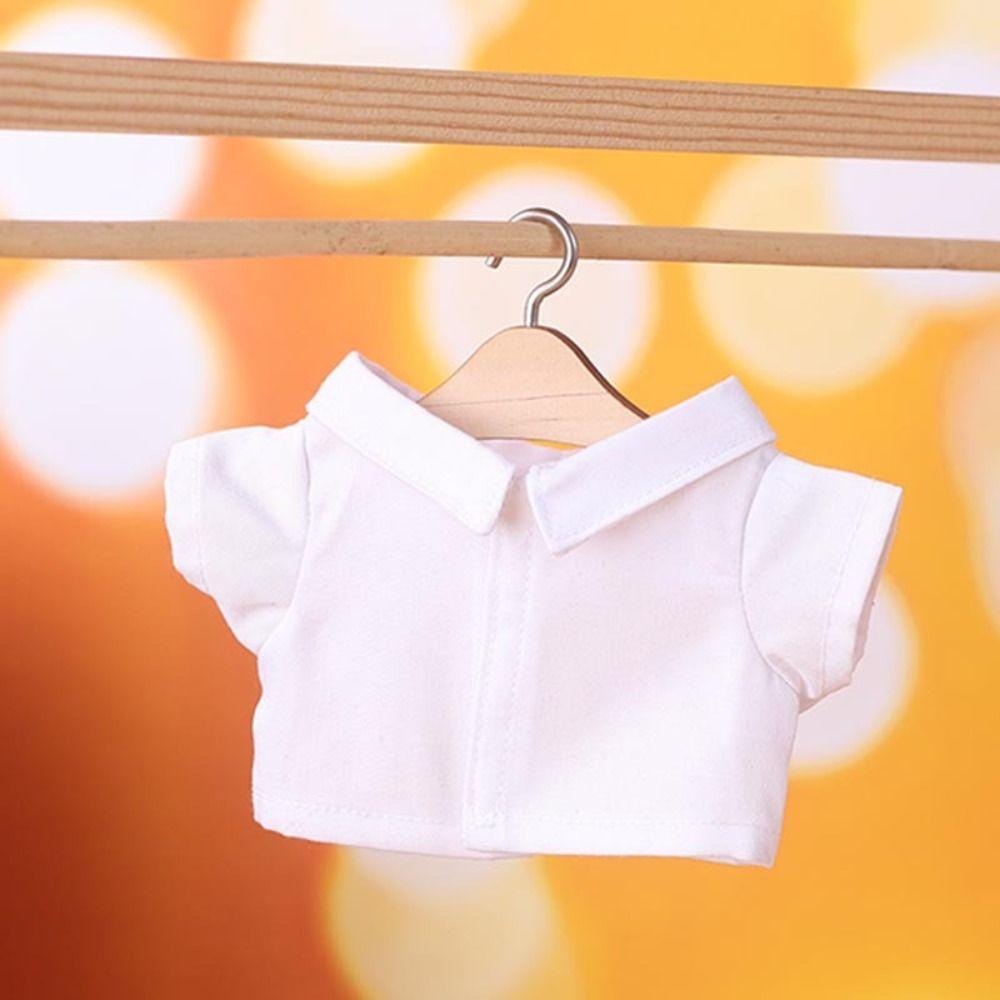 Multicolors Doll T-shirt Fashion Style Idol Doll Outfit Mini Clothes  15/20cm Cotton Stuffed Dolls