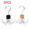 1-16pcs 360° Rotating Belt Hanger Durable Metal Organizer for Belts Scarves Ties Bra Home Dorm Storage Rack for Clothes Hangers Cup Holders 5