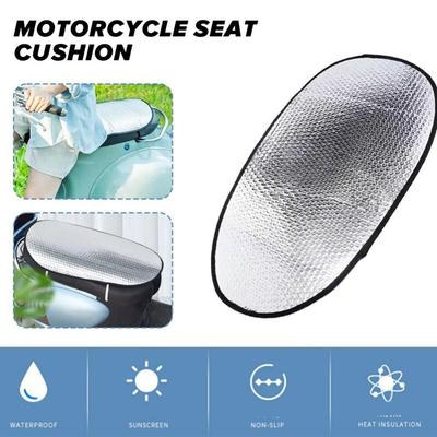 Sunscreen Aluminum Film For Scooter Electric Bicycle Seat Cushion Pad Seat Cover Heat Insulation
