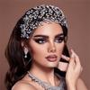 Rhinestone Bride Headdress Leaf Wedding Hair Accessories Sweet Photography Headband  Women