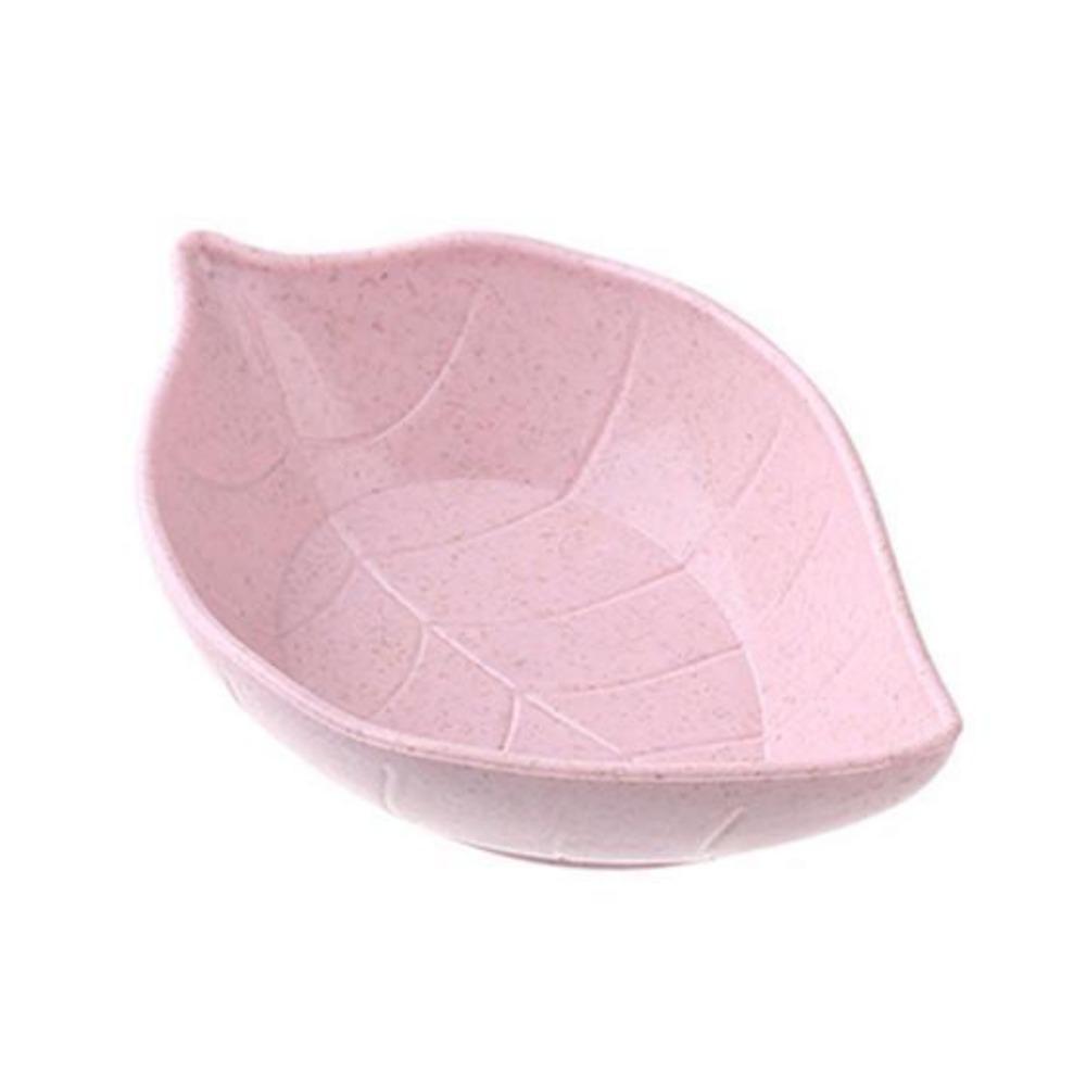 Creative Leaf Shape Wheat Straw Seasoning Dish Sauce Vinegar Mini Plate Tool