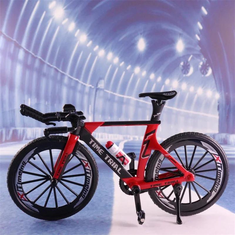 1:10 Mini Model Alloy Bicycle Toy Finger Mountain Bike Pocket Diecast Simulation Metal Racing Funny kids Toys For Children