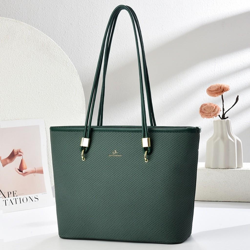 Tote Bag For Women Large Pu Handbag With Zipper Pockets For Daily Use