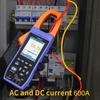 3 in 1 Digital Oscilloscope Clamp Meter 600A AC DC Support Real time Waveform Analysis Resistance Capacitors Diodes
