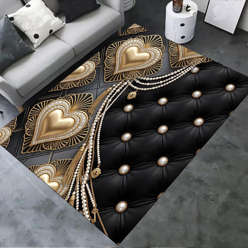 

2025 New Gorgeous Heart Carpet Rug for Living Room Bedroom Home Sofa Decoration,Kids play Non-slip Floor Mat 40x60cm( 15x23in )