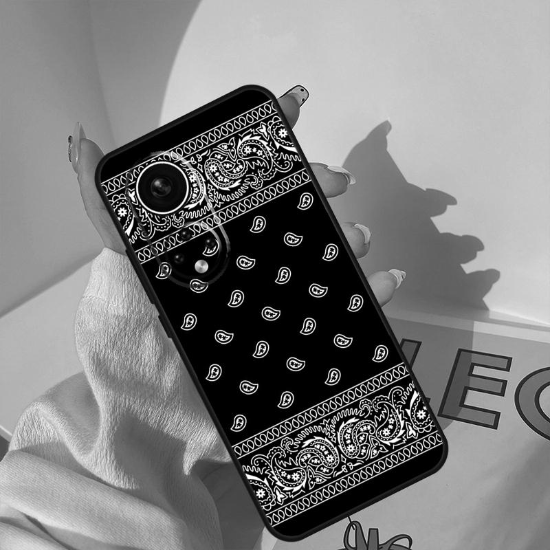 Royal Bandana Paisley Case For Honor Magic 8 Pro 7 6 5 Lite Cover For Honor 200 400 50 70 90 X8a X8b X9a X9b X9c