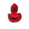 2026 Creative Cowboy Hat Shape Rings Box Velvet Jewelry Display Box Storage Case Jewelry Packaging Display