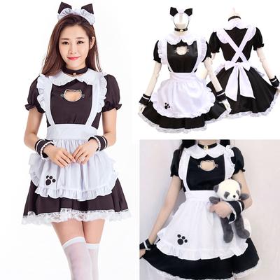 Women  Cosplay Animation Show Restaurant CuteWork Crossdress Outfit Dress