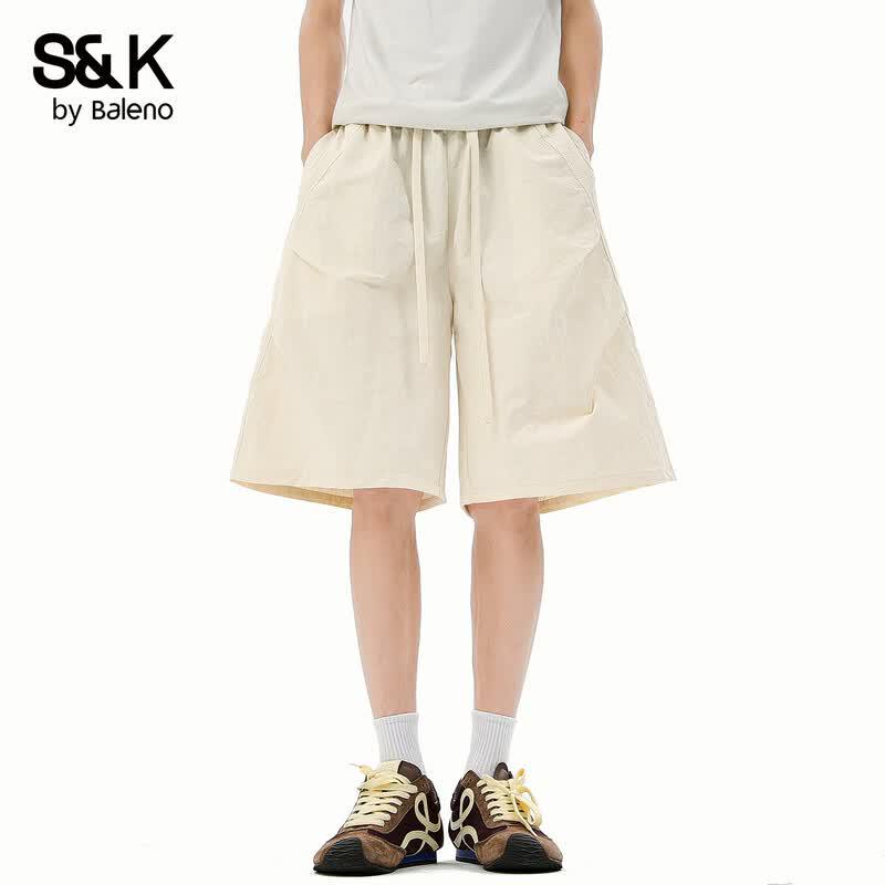 Baleno Men s S&K Casual Drawstring Shorts 2XL абрикосовый