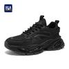HLA Men's G167 Breathable Spliced Chunky Sneakers