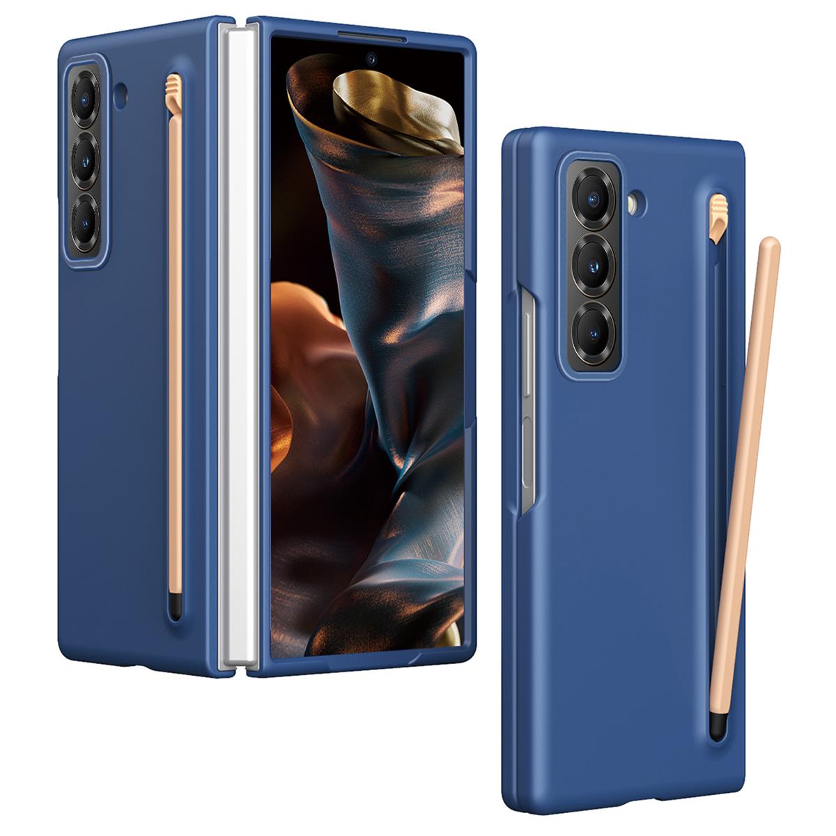 

Чехол для ПК для Samsung Galaxy Z Fold Special/Z Fold 6 Slim/W25, чехол для мобильного телефона со стилусом Sapphire