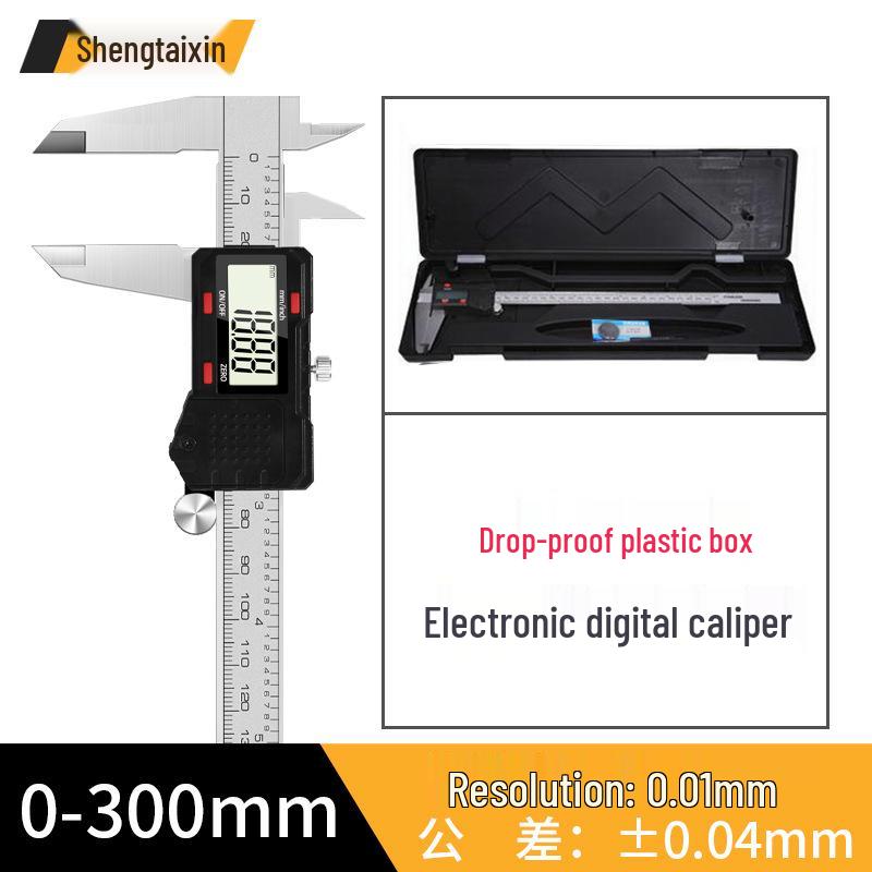High Precision Stainless Steel Digital Vernier Caliper for Jewelry & Collectibles - Industrial Grade Measuring Tool