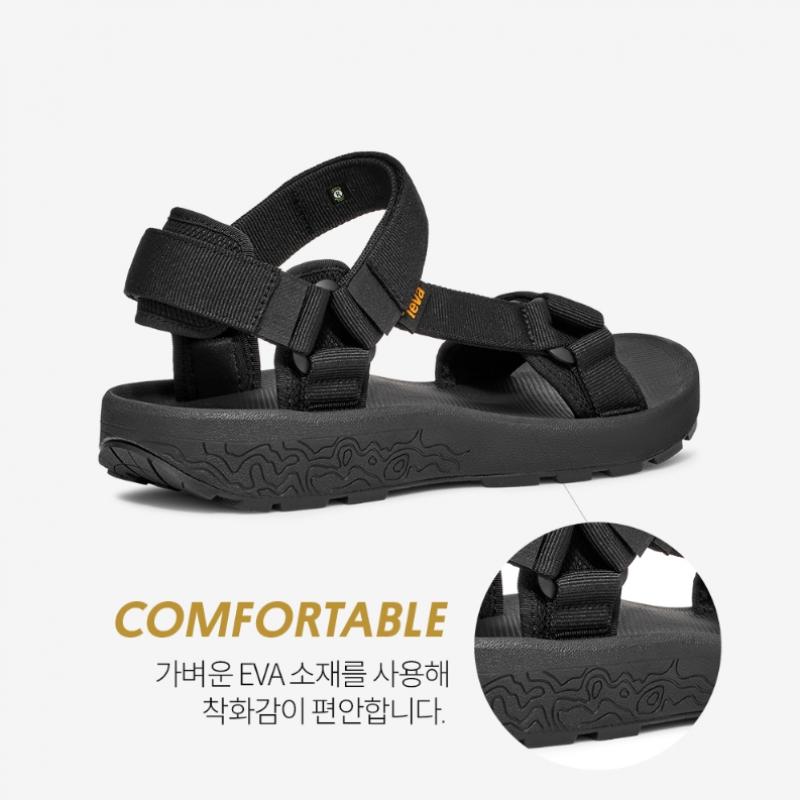 Teva Men S cuShioned Outdoor Water Sandal Stvm2510510 Blk